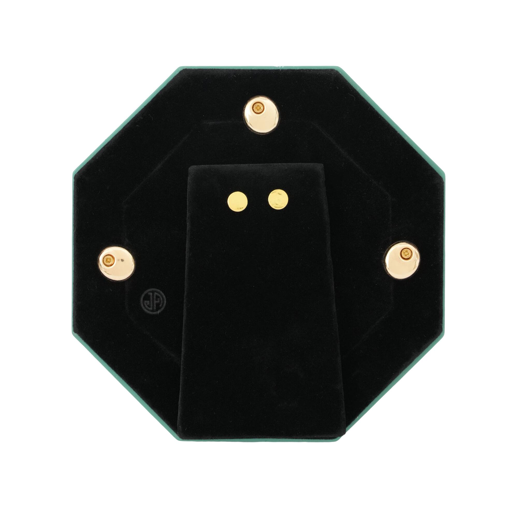 Jonathan Adler x Michaels 4" x 4" Teal & White Greek Key Hexagonal Tabletop Frame